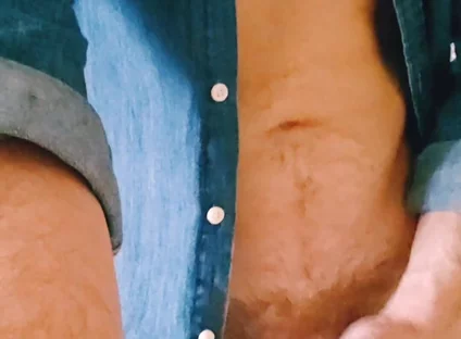 Open Shirt and Cum