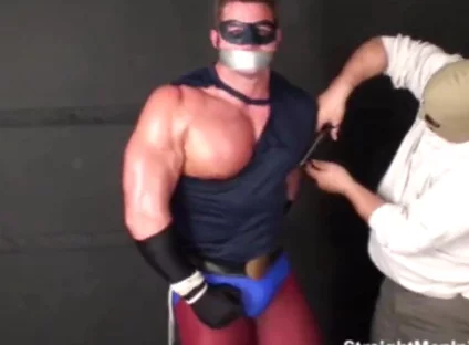 Superhero Stripped & Man Handled