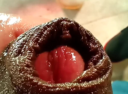 Sexy Colombian Man Urinating and Playing with His Foreskin
