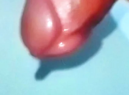 Two-hand Handjob Ends with Thick Cum Dripping in Close-up