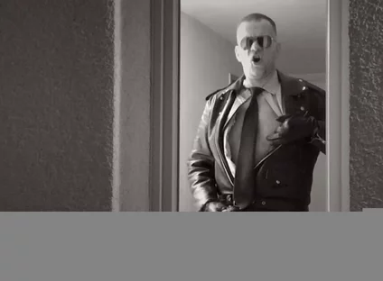 Leather Man 4 Cock Play & Piss Two Times