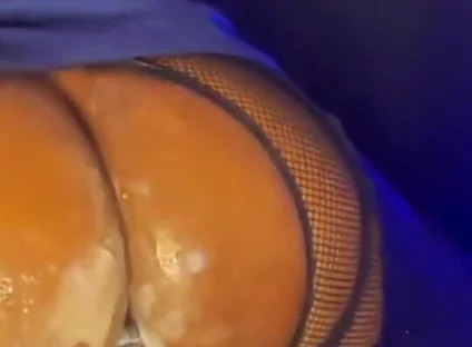 Masturbating That Big Black Ass