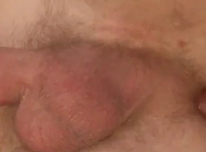 Blonde gay couple