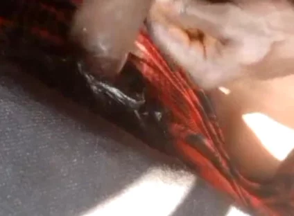 Long Dick Boy Cum on Top of Is Girlfriend Colth