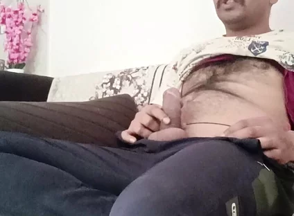 Masturbating on My Couch Watching TV