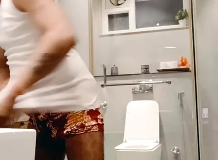 Getting Ready with My Cock Out