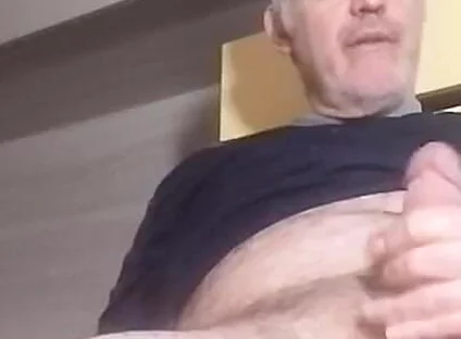 While I Masturbate My Cock with Passion, My Chair Breaks!