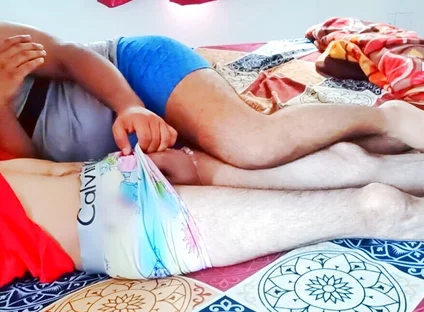 First Time I Open My Step Brother Underwear to See His Big Monster Cock