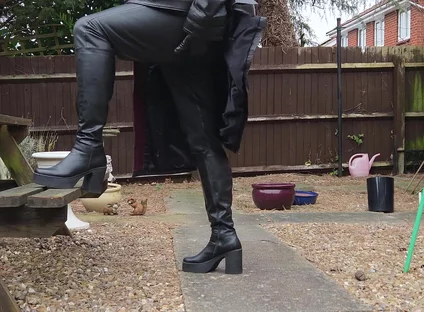 Leather Trench Coat