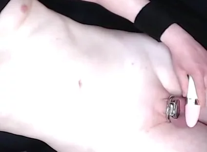 Redhead Boy in Vibrating Session
