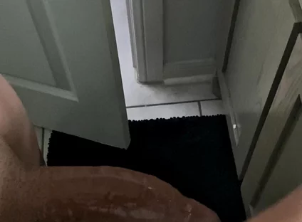 Latino Jerking His Big Uncut Dick