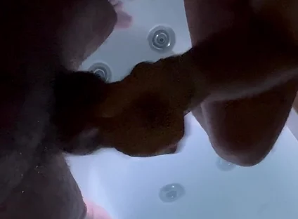 Hairy Bear Dominates: Hot Tub Oral, Rimming, Mutual Edging