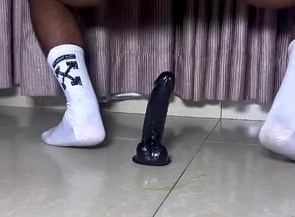 Wet and Gushy Dildo Play