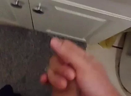 Cumming in the Bathroom