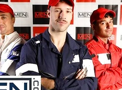 Kenzo Alvarez, Liam Alyesto And Arno Antino Race To A Steamy Anal Threesome After The Podium