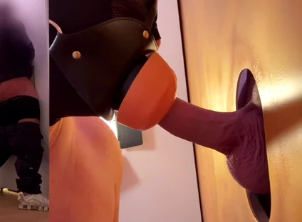 Gold Gloryhole Horny Straight Guy Fucks My Mouth-pussy