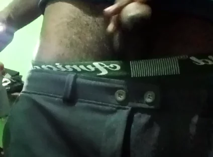 Masturbating Big Cock and Very Hard
