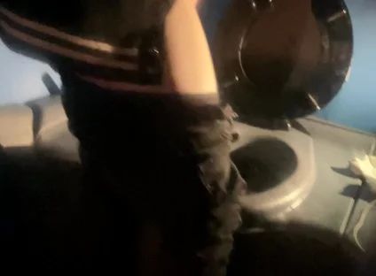 Amateur Boy Opens Street Public Toilets, Catches His Ginger Friend Peeing and Lends Him a Helping Hand