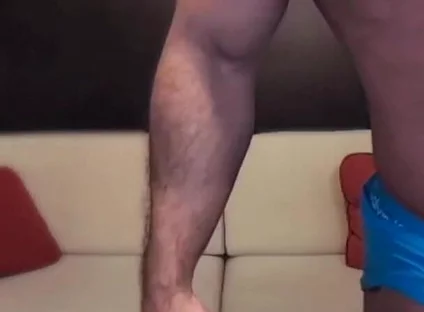 Straight Bodybuilder Shows off by Flexing and Posing Huge Muscular Body
