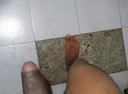 Boy Masterbating in the Bathroom Like a Slut