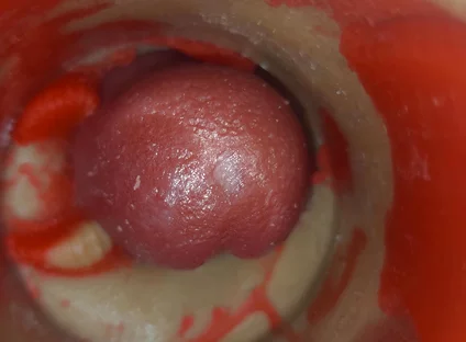 Deep Thrusts Trigger Feverish Cum Inside Without Sperm's Trace
