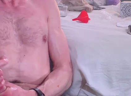Jerking off with Very Intense Face, 