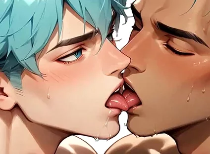 Have Bum Sex in the Jungle with a Blue-haired Hottie! Experience the Finest in Cum-filled XXX Gay Porn!