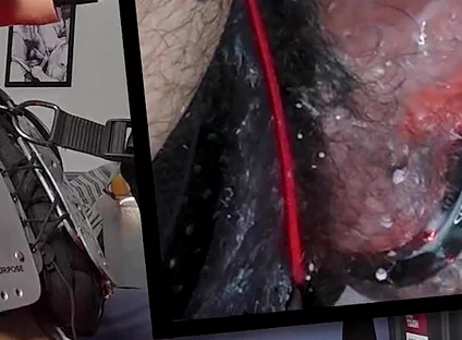 March 2026 Live Cam Show Recording - Ricky Cage Gets Machine-jacked for an Hour!