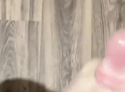 Cumming on the Floor at Night