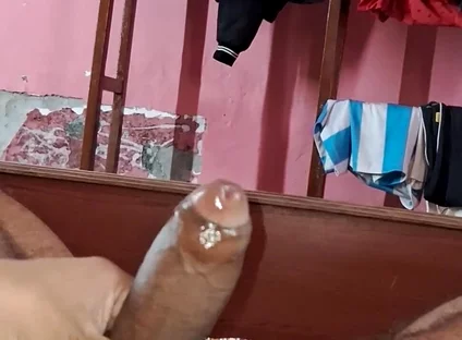 The Young Boy From the Desi Village, Full of Enthusiasm, Is Having Sex with His Hands.