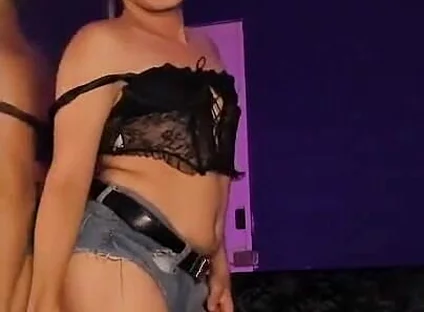 Sissy Femboy Dances Like a Sexy Slut Inviting You to Give Her Dick