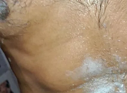 A Young Hindu Boy From India Is Fucking His Thick Cock Hard with His Hands While Taking a Bath
