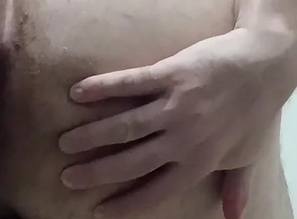 Putting the Blue Dildo in the Ass