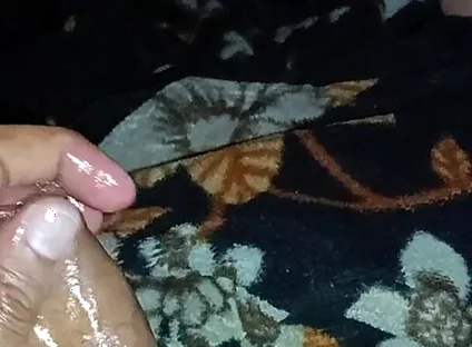 Cock Massage:- Desi Boy Massage His Huge Cock and Masturbation