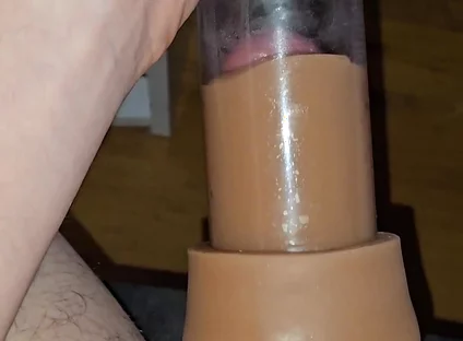 My Dick Vs Vacuum Pump - Watching It Get Bigger