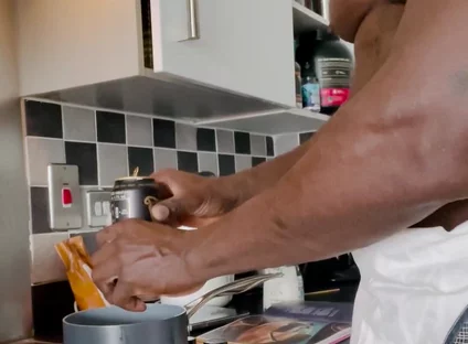 Getting Ready to Bake a Cake