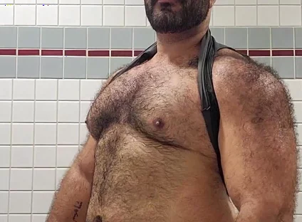Man in Bathroom