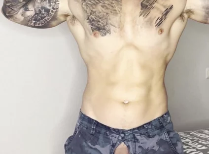 My Military Big Cock Can Cums with No Touch