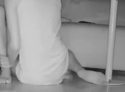 Horny Stepson Seduces His Stepdad, Caught on Night Vision Cam - Part 2