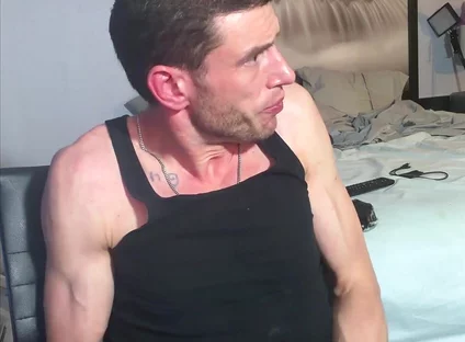Big Load at the End, Intense Eyes Facial Expression Throughout