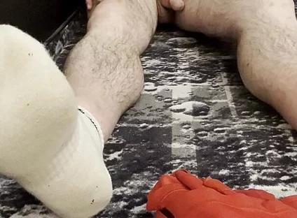 Coach Karl Feet White Socks and Bare Balls [5834]
