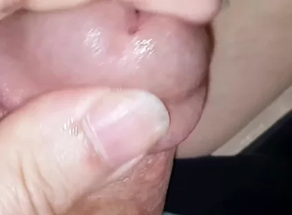 Dani Leg Fountain Cum on Tan Pantyhose