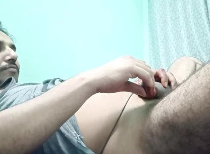 Indian Desi Man Enjoy Shower and Sex