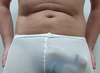 Masturbating with My Tights