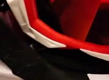 Gearhead in Mxhelmet Sucking Dick