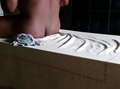 Macho Guy Jerks off on Table