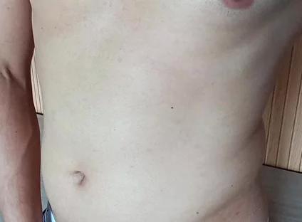 White Boy Shows Chests