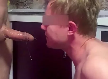 Master shoves a huge dildo down the whore's throat
