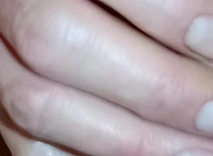 Big Cock Masturbation, Naked Edging, Close up Creamy Cum on Black Panties - Rockardglans
