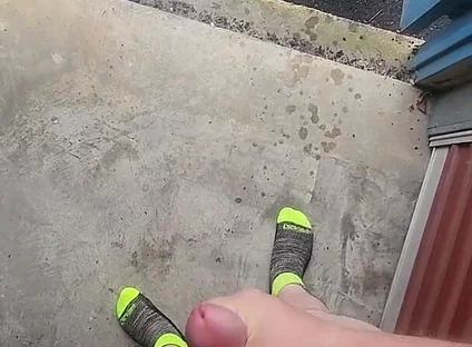 Almost Caught Enjoying the Storage Unit